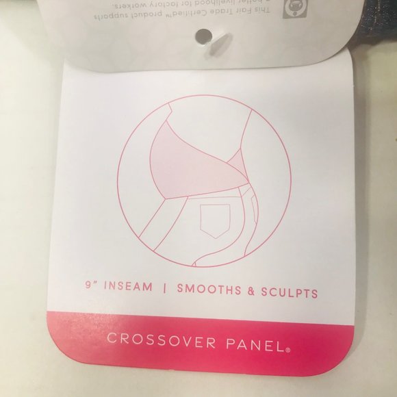 Isabel Maternity Women's Size 4 Crossover Panel Bermuda Blue Denim Short New - Picture 14 of 16